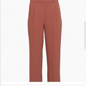 Aritzia Effortless Pants (Mocha Sorbet, Size 4 Tall)